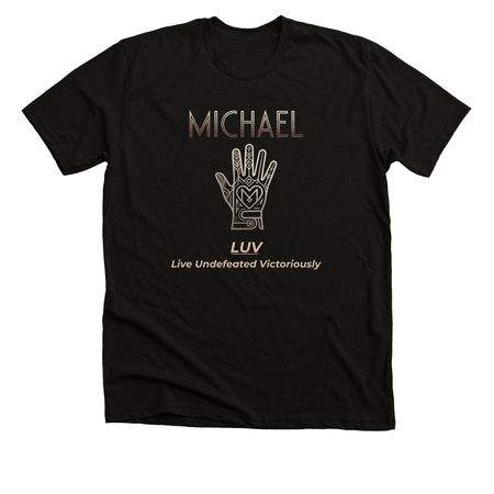 LUV MOTIVATIONAL QUOTE SERIES&nbsp;, a Solid Black Blend Premium Unisex Tee