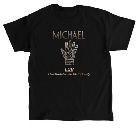 LUV MOTIVATIONAL QUOTE SERIES&nbsp;, a Black Classic Unisex Tee