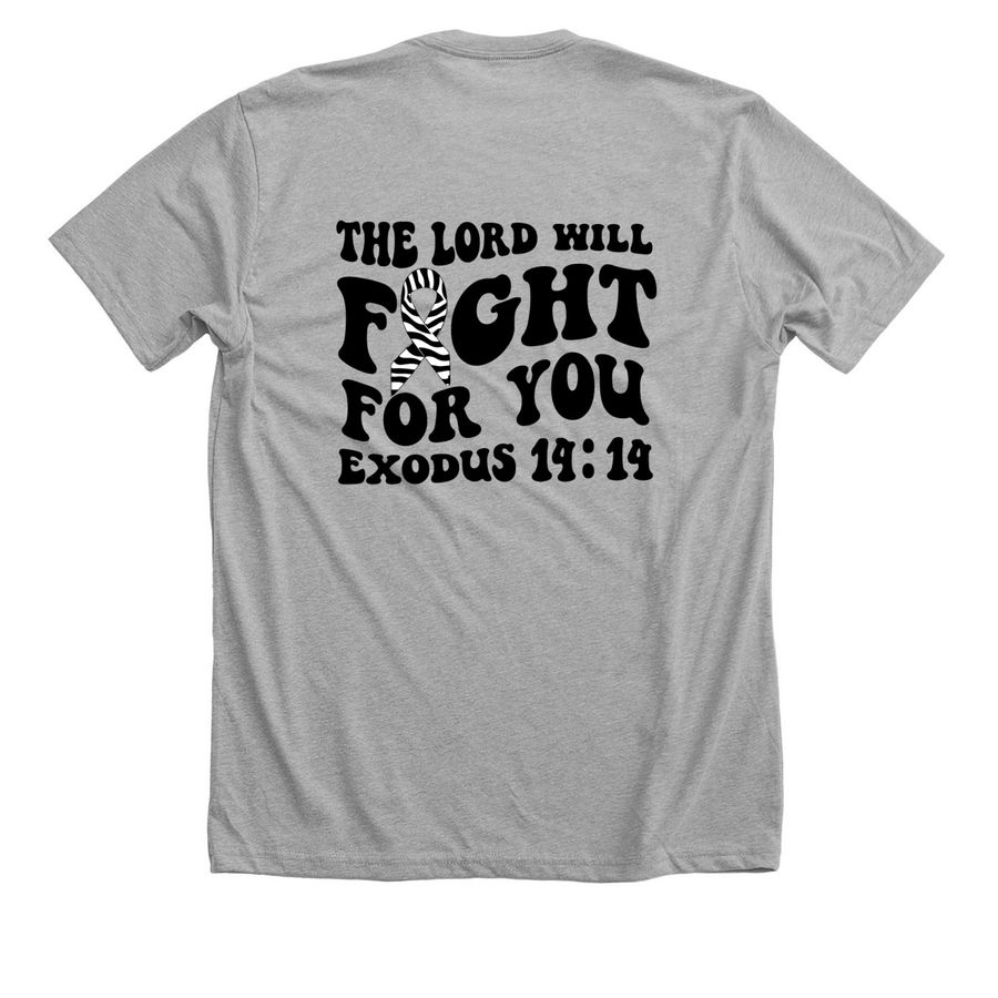 Grammy will win!&nbsp;, a Athletic Heather Premium Unisex Tee (back-view)