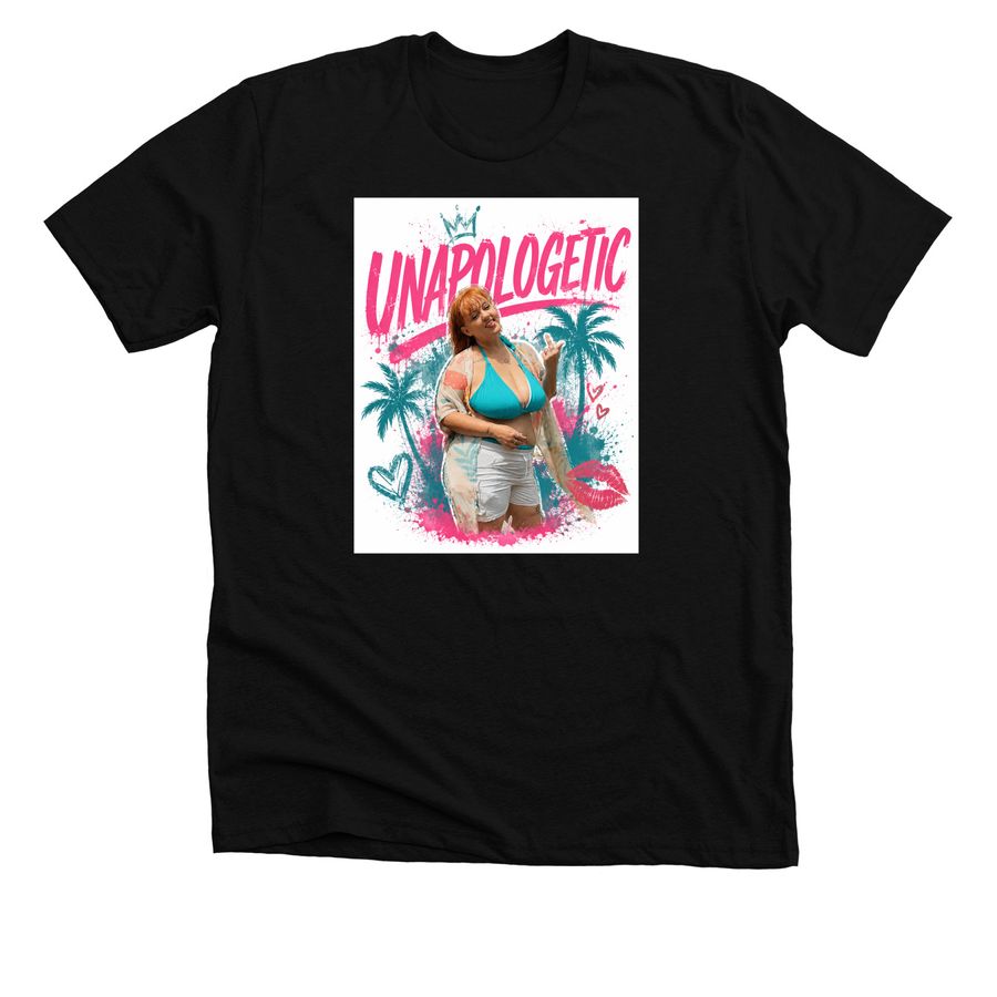 Not sorry, a Solid Black Blend Premium Unisex Tee