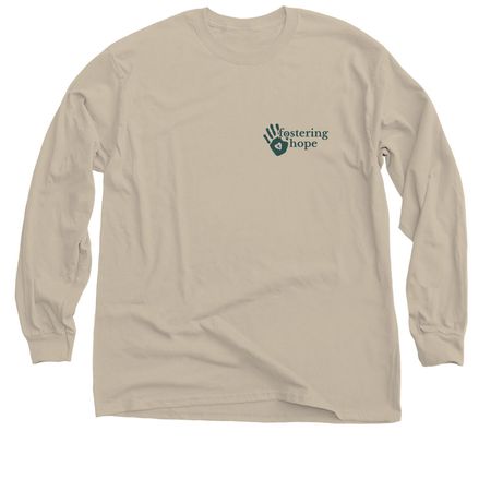 Fostering Hope - Light, a Sand Classic Long Sleeve Tee