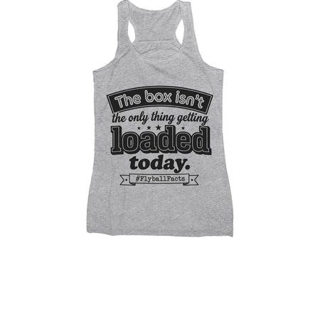 Flyball Truths, a Athletic Heather Women's Racerback