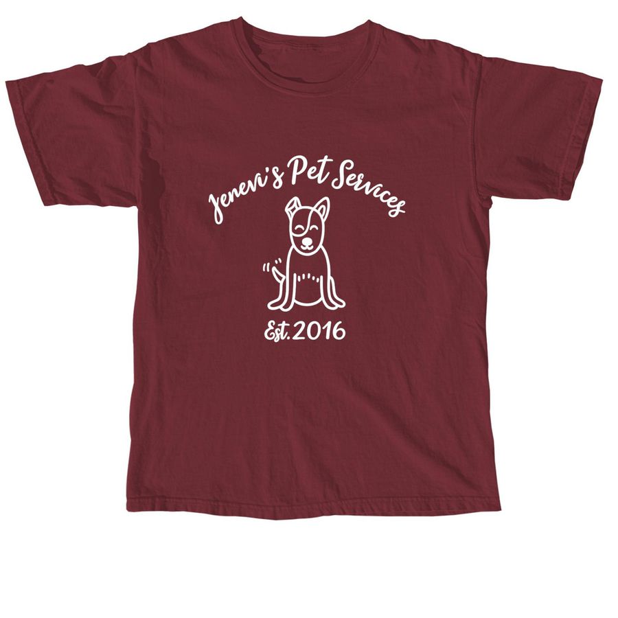 Cotton Tops White Print (8/9), a Brick Comfort Colors Unisex Tee