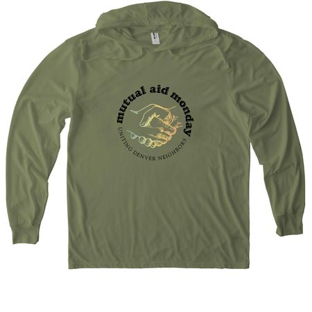 MAM Safety Team, a Olive You Green Allmade Eco Triblend Hoodie Tee