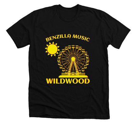 Wildwood Song Tee, a Solid Black Blend Premium Unisex Tee