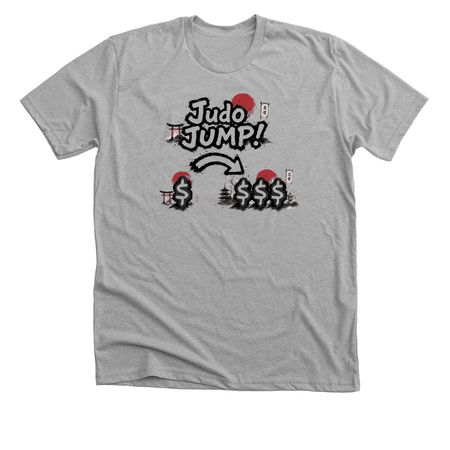 Judo Jump, a Athletic Heather Premium Unisex Tee