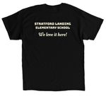 We LOVE Stratford Landing ES, a Black Classic Unisex Tee (back-view)
