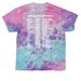 Adopt Chicago Pit Bulls, a Cotton Candy Classic Tie Dye Tee (back-view)