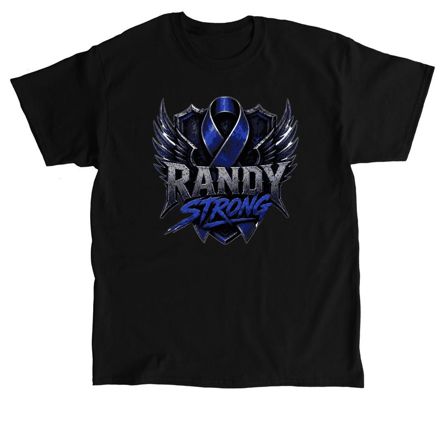 Rally for Randy, together we fight!&nbsp;, a Black Classic Unisex Tee