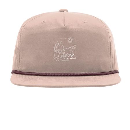 CL Vintage Hat&nbsp;, a Pale Peach/ Maroon Printed Umpqua Snapback Cap