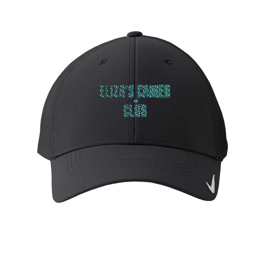 ELIZA'S CAMEO CLUB BELLAMY EDITION HATS, a Anthracite Printed Nike Dri-FIT Legacy Performance Cap
