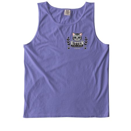 Buy A Shirt. &nbsp;Send a QT Kitten to College!, a Violet Comfort Colors Tank Top
