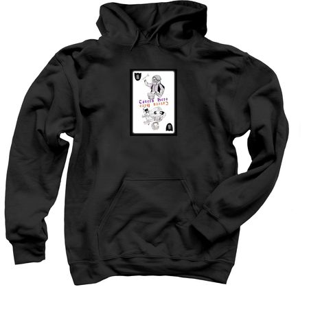 Tavern Hero Tarot&nbsp;, a Black Pullover Hoodie