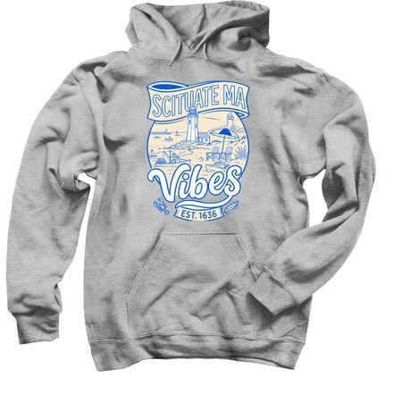 Scituate Vibes!, a Sport Grey Pullover Hoodie