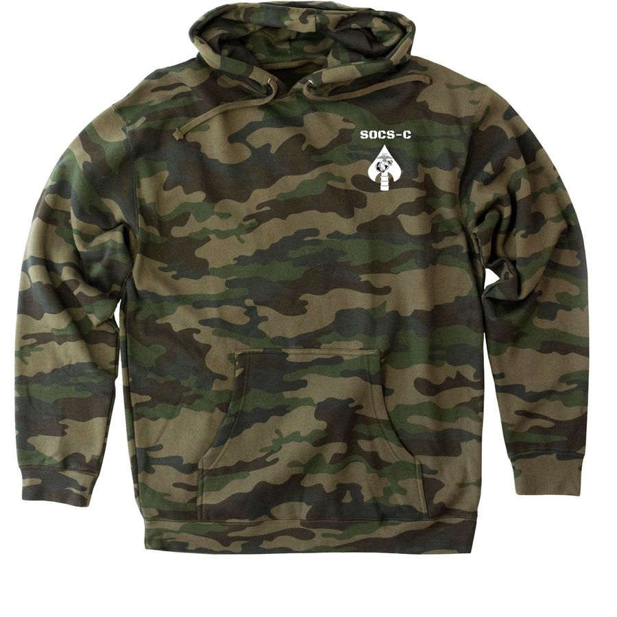 SOCS-C SWAG, a Forest Camo Heavyweight Camo Pullover Hoodie