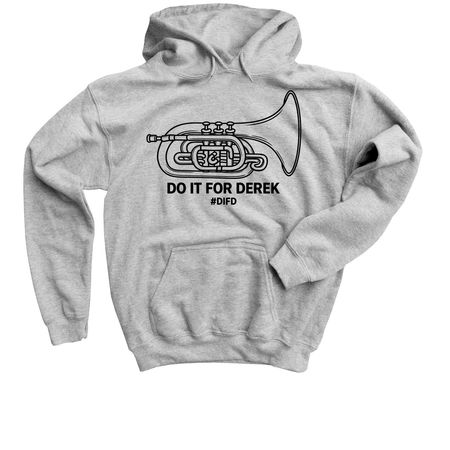 Do It for Derek T Shirt, a Sport Grey Youth Pullover Hoodie