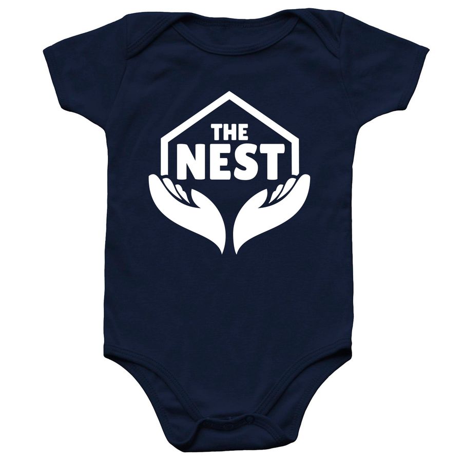 Nest Onesie, a Navy Infant Onesie