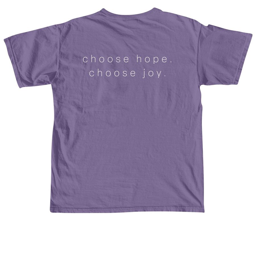 &nbsp;M&M (Dark Edition), a Grape Comfort Colors Unisex Tee (back-view)