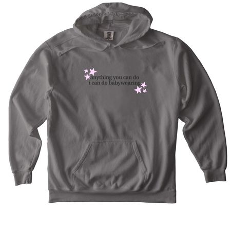 Anything you can do, a Grey Comfort Colors Pullover Hoodie