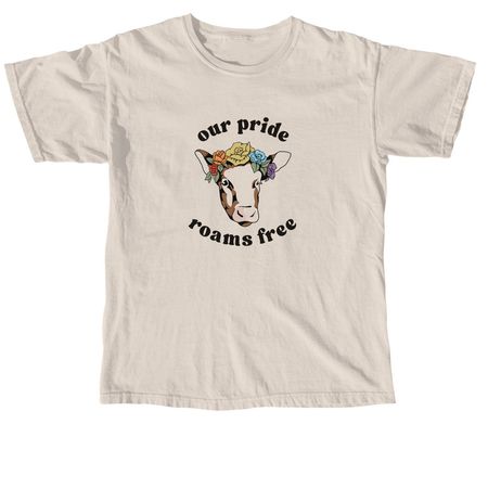 Wildwood Pride: Gay Flag Design, a Ivory Comfort Colors Unisex Tee