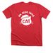 Un Deux Trois Cat, a Heather Red Premium Unisex Tee