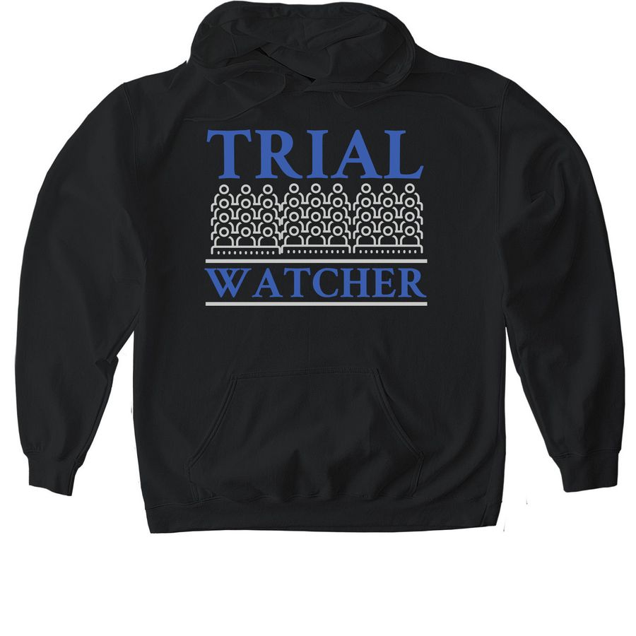 Trial Tee, a Black Gildan Softstyle Pullover Hoodie