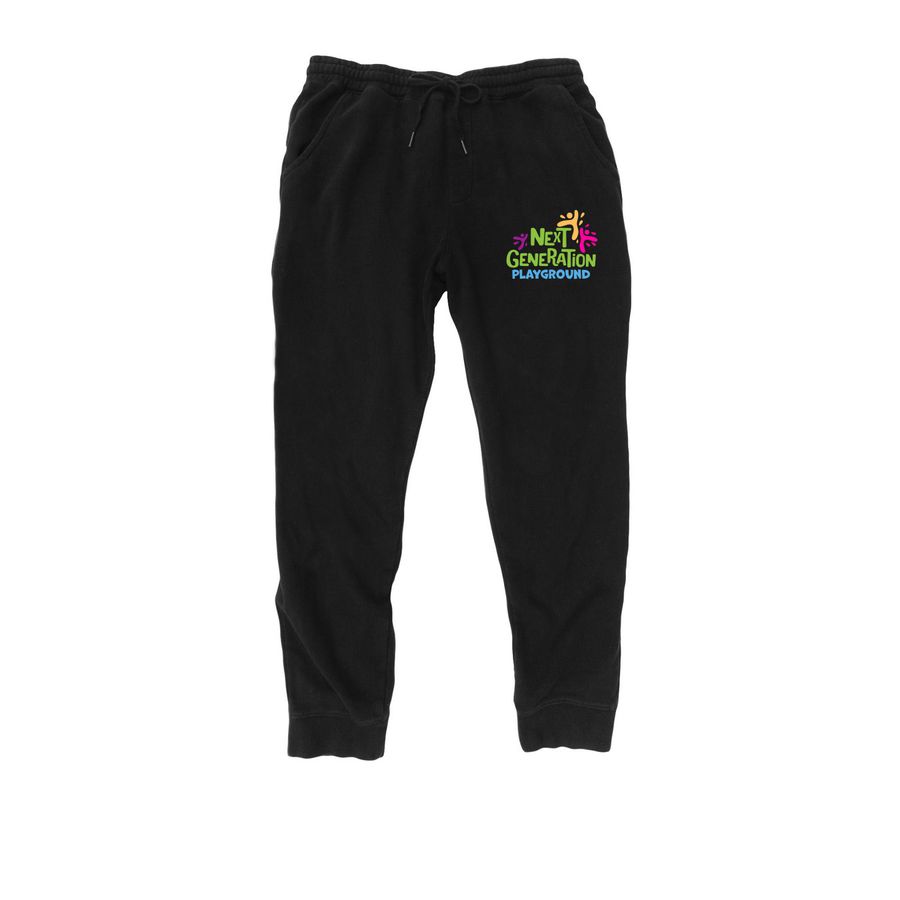 Next Generation Playground, a Black Midweight Fleece Joggers