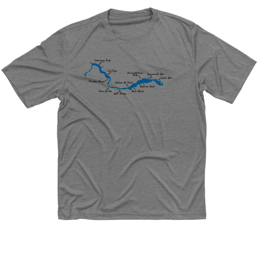 ARPF River Tee-Wicking Style, a Grey Concrete Heather Classic Performance Tee