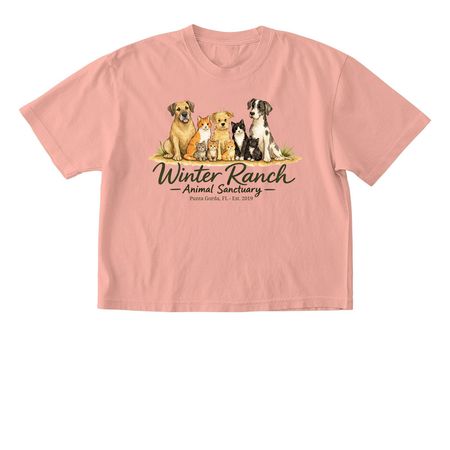 A Fresh Start For Winter Ranch, a Peachy Comfort Colors Boxy Tee