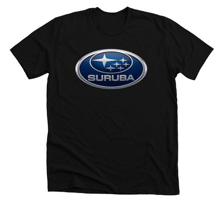 Suruba, a Solid Black Blend Premium Unisex Tee