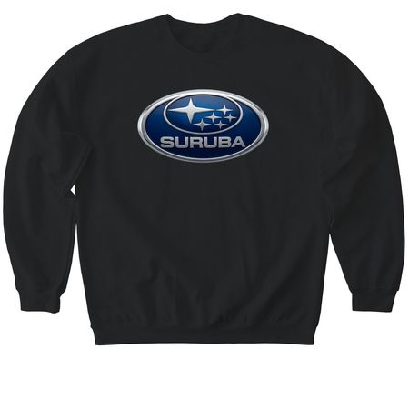 Suruba, a Black Softstyle Crewneck Sweatshirt