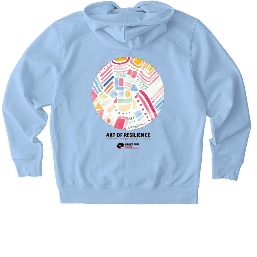 Circle of Hope in Color, a Blue Soul Stanley/Stella Unisex Cultivator 2.0 Zip Up Pullover Hoodie
