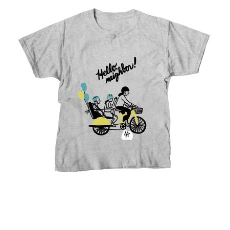 "Hello, Neighbor" GBIV Bike T-Shirt&nbsp;, a Sport Grey Youth Unisex Tee