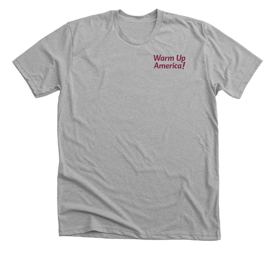 35th anniversary- Maroon, a Athletic Heather Premium Unisex Tee