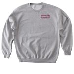 35th anniversary- Maroon, a Sport Grey Softstyle Crewneck Sweatshirt (back-view)