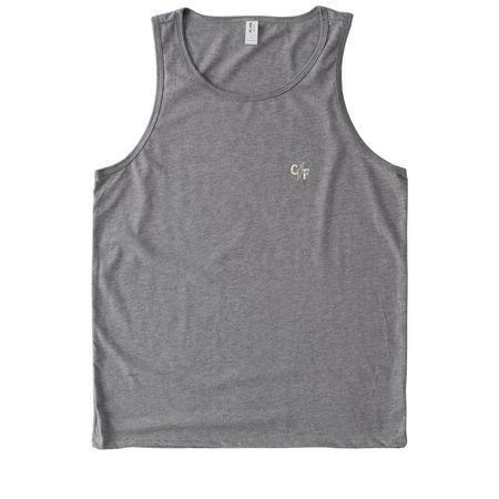 Bag Of Bones 2.0, a Aluminum Grey Allmade Eco Triblend Tank (back-view)