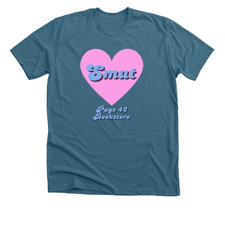 Smut <3, a Heather Deep Teal Premium Unisex Tee