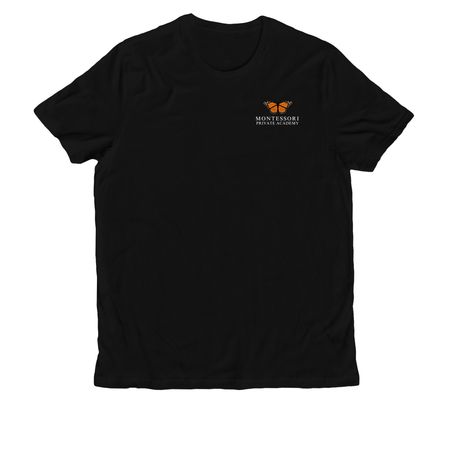 Support MPA with Spirit Wear (Dark), a Deep Black Allmade Organic Cotton Unisex Tee