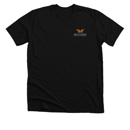 Support MPA with Spirit Wear (Dark), a Solid Black Blend Premium Unisex Tee