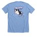 Team Maestro - EO/AWC 2026 Supporter, a Heather Carolina Blue Premium Unisex Tee (back-view)