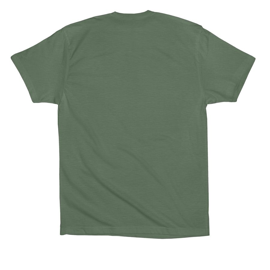 NWFest 2026: Poster Logo Apparel, a Pine Premium Cotton Tee (back-view)