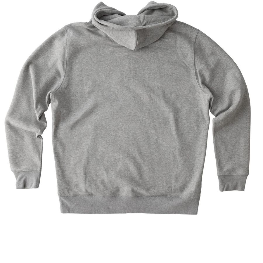 Brighton Logo Zip-Ups (Neutral) TP, a Heather Grey Stanley/Stella Unisex Cultivator 2.0 Zip Up Pullover Hoodie (back-view)