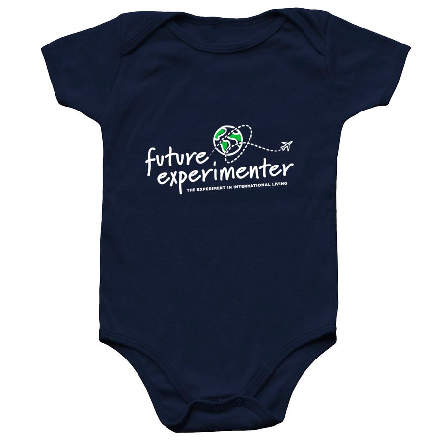 The Experiment Onesie, a Navy Infant Onesie