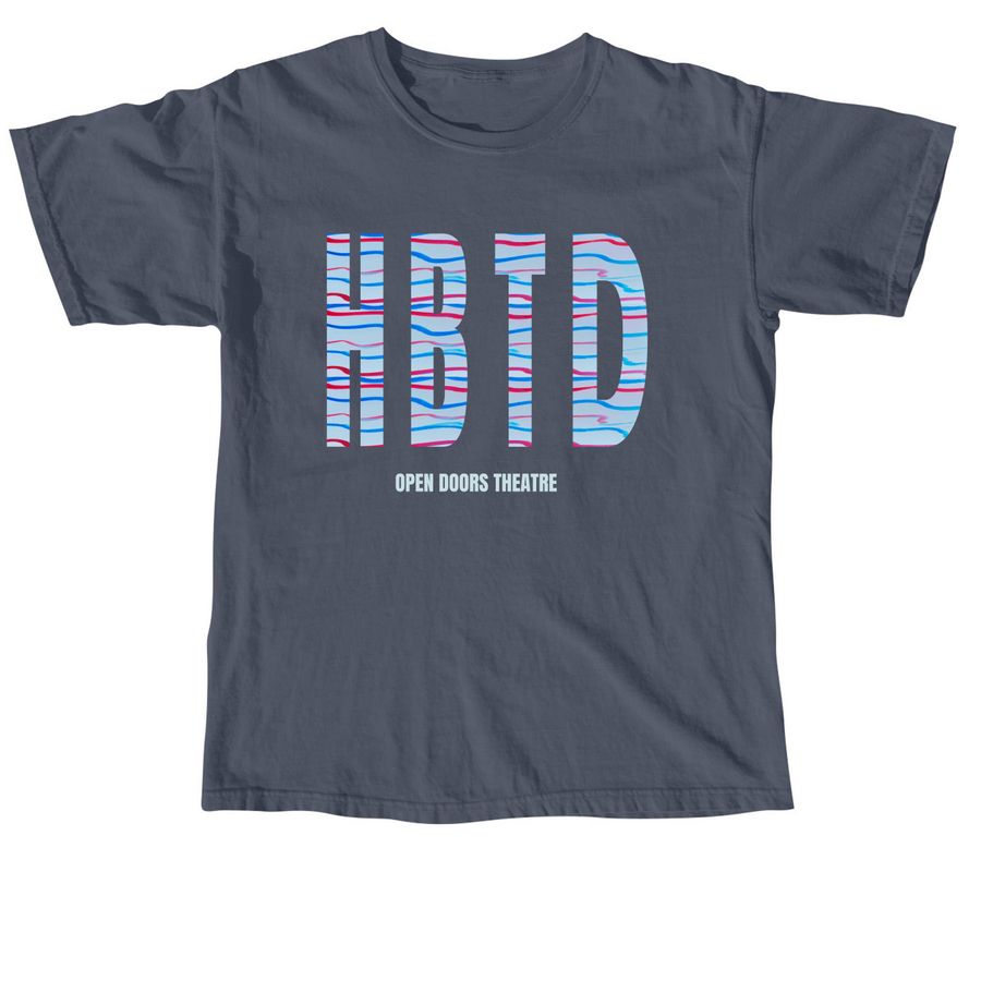 "HBTD" Art Fill Wear, a Denim Comfort Colors Unisex Tee