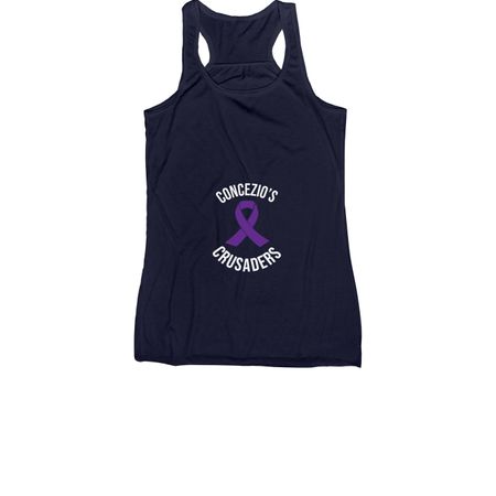 2026 Tank Tops, a Navy Women's Racerback