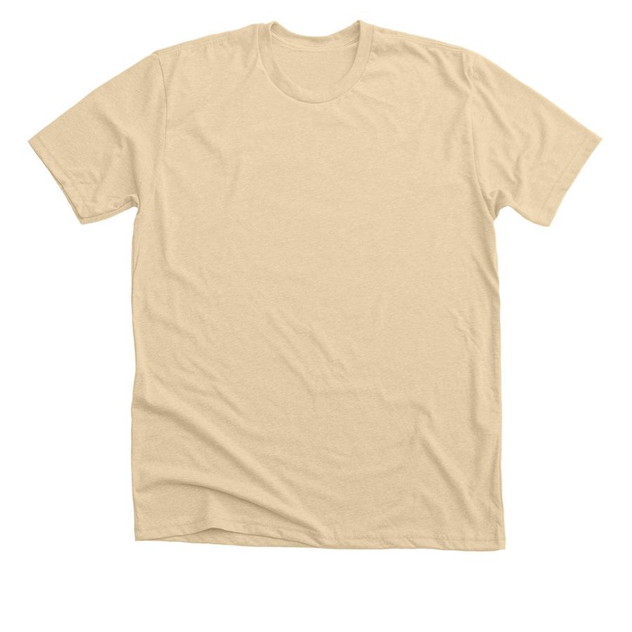Denver Blizzard Mountain Design - Back&nbsp;, a Heather Soft Cream Premium Unisex Tee