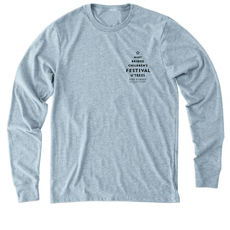 Mary Bridge Children's Festival of Trees, a I Like You Blue Allmade Eco Triblend Long Sleeve Tee