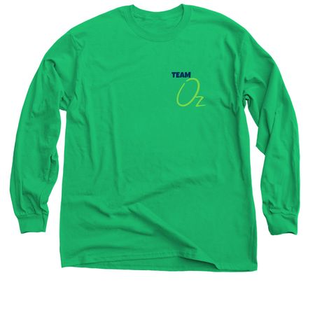 Team Oz 2026, a Irish Green Classic Long Sleeve Tee