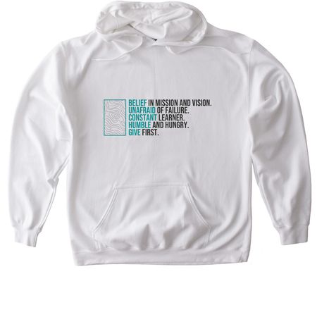 Core Values Sweatshirt&nbsp;, a White Gildan Softstyle Pullover Hoodie