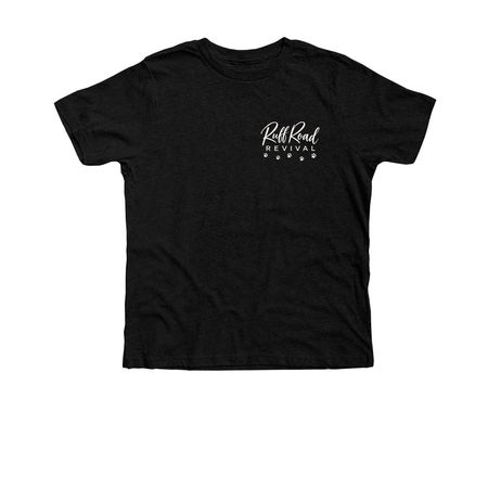 Ruff Road Revival Tees, a Black Heather Premium Youth Tee